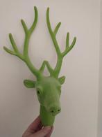 Leuk groen decoratief hert, Ophalen of Verzenden, Wanddecoratie