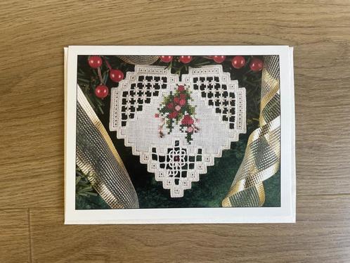 3 kleine Hardanger kerstpatronen van Cross ’n Patch, Hobby en Vrije tijd, Borduren en Borduurmachines, Nieuw, Patroon, Handborduren