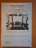 Aanvullingen op de handleiding van de Fendt 305 - 312, Ophalen of Verzenden, Gelezen, Tractor en Landbouw