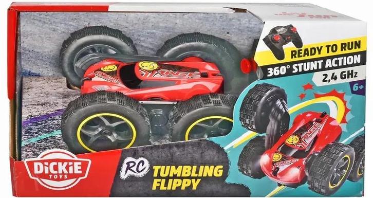 Dickie – RC-Tumbling Flippy RTR – 1:28 – Bestuurbare auto, Kinderen en Baby's, Speelgoed | Speelgoedvoertuigen, Nieuw, Afstandsbediening