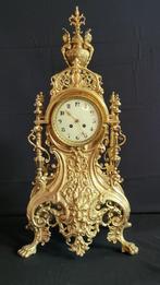 (20) Zware Franse bronzen klok in Regency-stijl ca.1890, Ophalen of Verzenden