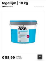 Eurocol 686 Tegellijm - 18 kg, Doe-het-zelf en Verbouw, Overige materialen, Wandtegels, Nieuw, Ophalen of Verzenden
