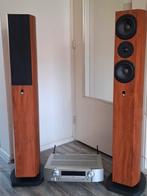 Audio Pro Aventek Five high end geluidszuilen, Audio, Tv en Foto, Luidsprekers, Zo goed als nieuw, 120 watt of meer, Front, Rear of Stereo speakers