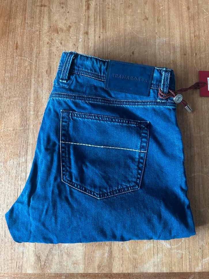 Tramarossa Michelangelo Jeans Luxe W38, Kleding | Heren, Spijkerbroeken en Jeans, Nieuw, W36 - W38 (confectie 52/54), Blauw, Ophalen of Verzenden