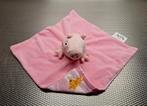 Knuffeldoekje, Knuffel van Peppa Pig, Roze Varken, Varkentje, Kinderen en Baby's, Ophalen of Verzenden, Zo goed als nieuw, Overige typen