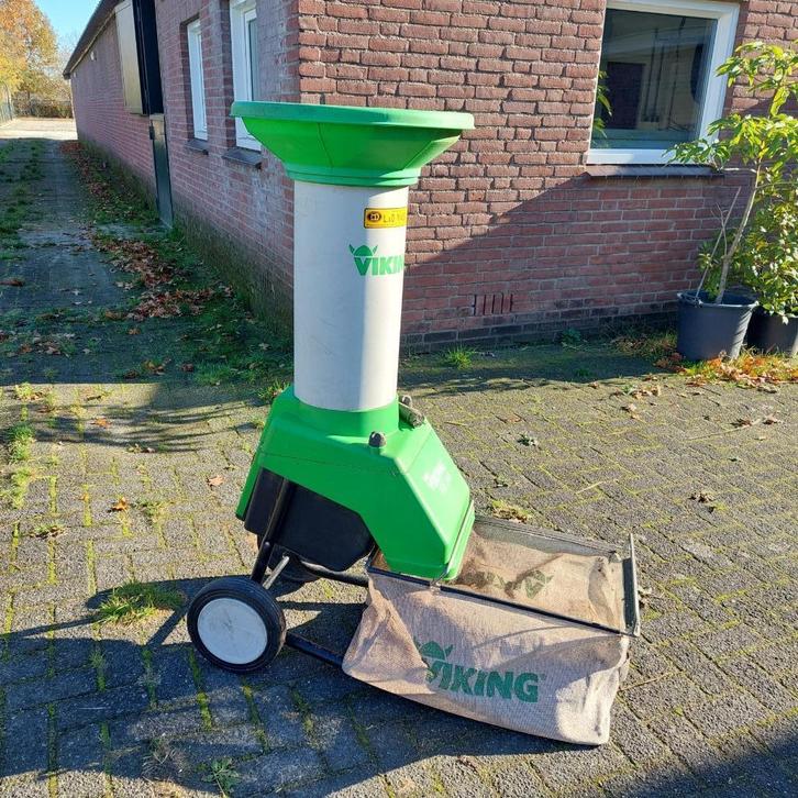 Viking GE 345 hakselaar elektrisch 220V – 2,2 kW, Tuin en Terras, Hakselaars, Gebruikt, Elektrisch, Met opvangzak, Ophalen