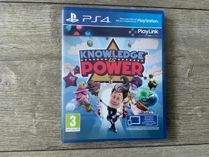 Playstation 4 - Knowledge is Power voor de PS4, Spelcomputers en Games, Games | Sony PlayStation 4, Zo goed als nieuw, Puzzel en Educatief