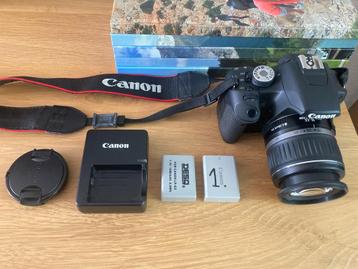 Canon EOS 500d met 5898 clicks en Canon 18-55mm lens beschikbaar voor biedingen