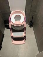 Wc verkleiner met trappetje roze, Ophalen, Zo goed als nieuw