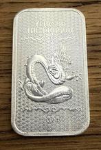 1 oz / 2024 Year of the Dragon / Zilver baartje 999, Ophalen of Verzenden, Zilver