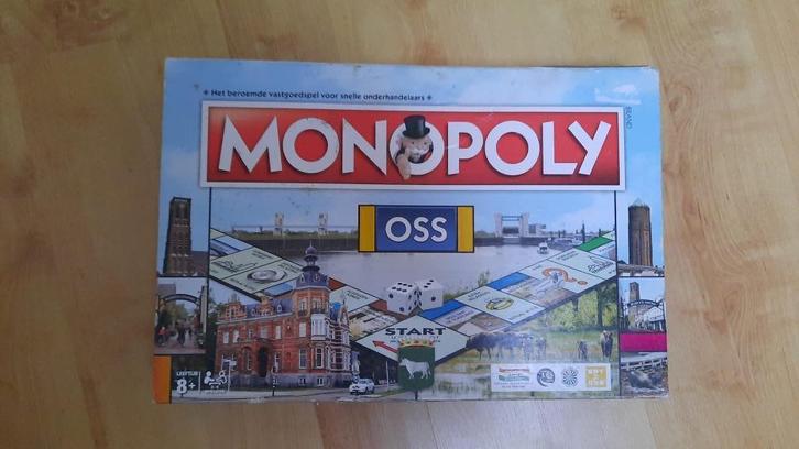 bordspel zgan Monopoly Oss Monopolie gelimiteerd, Hobby en Vrije tijd, Gezelschapsspellen | Bordspellen, Zo goed als nieuw, Een of twee spelers