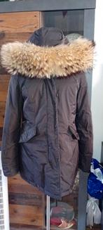 Woolrich johnrich & bros parka jas mt M, Maat 38/40 (M), Bruin, Ophalen of Verzenden, Zo goed als nieuw