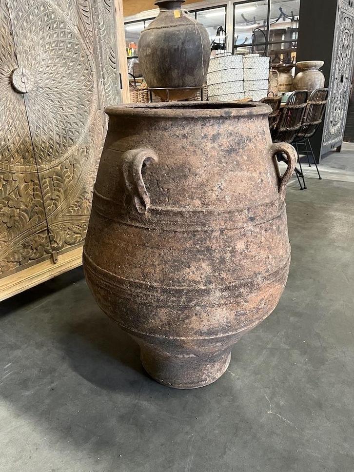 Antieke Spaanse Kruik Terracotta 18e Eeuws Uniek Exemplaar, Antiek en Kunst, Antiek | Keramiek en Aardewerk, Ophalen