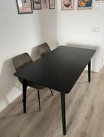 Ikea LISABO eettafel (zwart), Huis en Inrichting, Ophalen, 100 tot 150 cm, 50 tot 100 cm, Zo goed als nieuw