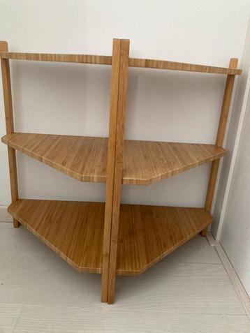 RÅGRUND Washbasin/corner rack, bamboo, 34x60 cm beschikbaar voor biedingen