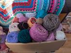 Grote partij met garen en oude projecten!, Hobby en Vrije tijd, Ophalen, Gebruikt, Breien of Haken, Wol of Garen