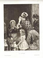 Paul Renouard ets "La Laitiere", 1880 Gazette des Beaux-Arts, Antiek en Kunst, Kunst | Etsen en Gravures, Ophalen
