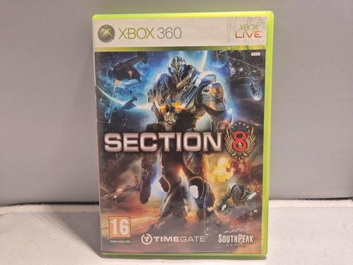 Section 8 XboX 360, Spelcomputers en Games, Games | Xbox 360, Zo goed als nieuw, 1 speler, Vanaf 3 jaar, Ophalen of Verzenden