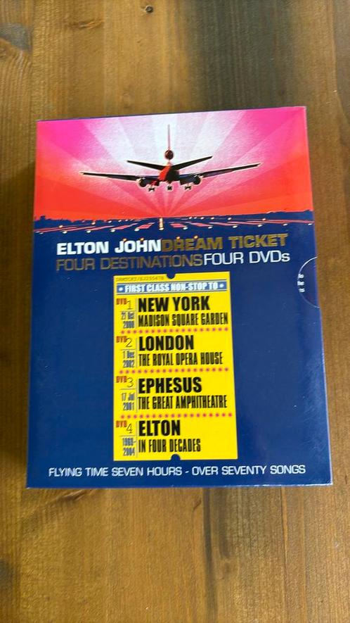 Elton John Dream ticket, Cd's en Dvd's, Dvd's | Muziek en Concerten, Zo goed als nieuw, Alle leeftijden, Ophalen of Verzenden