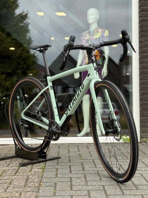Specialized Diverge Sport Carbon Whtsge/oakgrn/blk 54 White, Fietsen en Brommers, Fietsen | Racefietsen, Gebruikt, Overige merken
