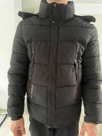 Zwarte Winterjas Maat M/L, Ophalen of Verzenden, Zo goed als nieuw, Maat 48/50 (M), Zwart