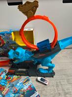 Hot wheels city T Rex aanval chomp down, Racebaan, Ophalen of Verzenden, Zo goed als nieuw, Hot Wheels
