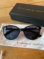 Charlie Temple Jane Zonnebril zonder sterkte, Ophalen of Verzenden, Zonnebril, Zo goed als nieuw, Zwart