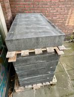 Stapelblokken 15x15x60cm antraciet - 68 stuks + montagekit, Ophalen, Overige typen, Nieuw, 10 m² of meer