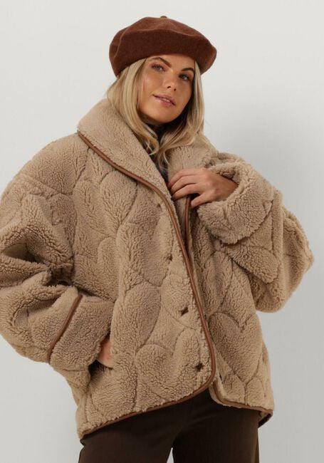 FABIENNE CHAPOT Merlin Teddy jacket maat 42/44 ZGAN, Kleding | Dames, Jassen | Winter, Zo goed als nieuw, Maat 42/44 (L), Bruin