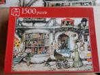 Anton Pieck puzzel, De speelgoedwinkel 1500 stukjes, Ophalen of Verzenden, 500 t/m 1500 stukjes, Gebruikt