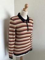 King Louie maat L polo top shirt strepen glitter 2451, Maat 42/44 (L), Ophalen of Verzenden, Zo goed als nieuw, King Louie