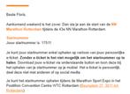 Marathon Rotterdam, Tickets en Kaartjes, Evenementen en Festivals, Eén persoon