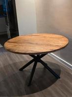 1x Mango eettafel 130 cm 2x bij behorende salontafels, Huis en Inrichting, Tafels | Eettafels, 100 tot 150 cm, Zo goed als nieuw