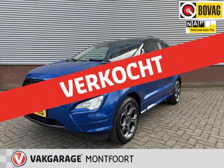 Ford EcoSport 1.0 EcoBoost ST-Line Black|Automaat|Keyles|Sto, Auto's, Ford, Bedrijf, Ecosport, ABS, Airbags, Airconditioning, Alarm