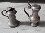 Tinnen kannen set, Ophalen of Verzenden