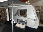 ERIBA FEELING 470 E ENKELBED - CASETTELUIFEL!, Caravans en Kamperen, Standaardzit, Schokbreker, Bedrijf, 4 tot 5 meter