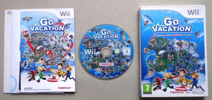 Go Vacation voor de Nintendo Wii Compleet, Spelcomputers en Games, Games | Nintendo Wii, Zo goed als nieuw, Sport, 1 speler, Vanaf 3 jaar