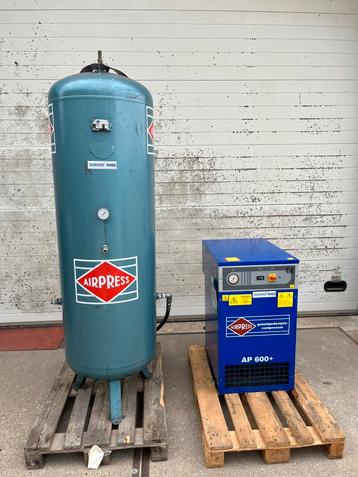 Geluidgedempte airpress compressor set beschikbaar voor biedingen
