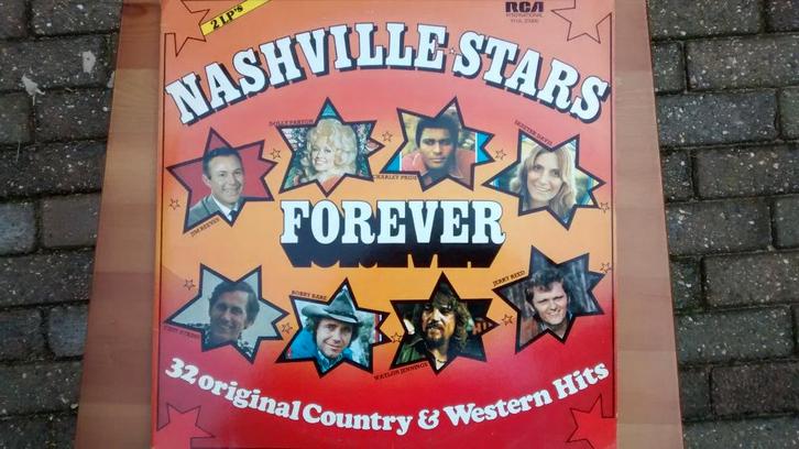 2 LP - Nashville Stars Forever, Cd's en Dvd's, Vinyl | Country en Western, Zo goed als nieuw, 12 inch, Ophalen of Verzenden