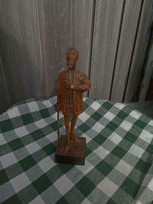 Don Quichot beeld hout 19 cm ouro artesania made in spain, Antiek en Kunst, Kunst | Beelden en Houtsnijwerken, Ophalen of Verzenden