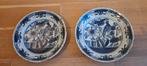 Delfts blauw  2 borden schitterend mooi. groot, Antiek en Kunst, Ophalen of Verzenden