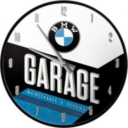 BMW garage logo klok en veel andere leuke kado klokken, Verzamelen, Merken en Reclamevoorwerpen, Nieuw, Ophalen of Verzenden