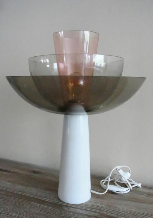 PRACHTIGE DESIGN TAFELLAMP   -rek7, Huis en Inrichting, Lampen | Tafellampen, Zo goed als nieuw, Minder dan 50 cm, Glas, Overige materialen