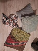 Mintgroene kussens 2x, kussenhoes, Melli Mello kussen, Huis en Inrichting, Ophalen of Verzenden, Gebruikt, Vierkant