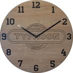 Themaklok met een Typhoon brommer logo (2), Ophalen of Verzenden, Nieuw, Wandklok