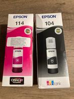 Epson Ecotank 114 & 104 Inkt - Nieuw, Ophalen of Verzenden, Nieuw, Cartridge