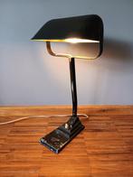 Oude notarislamp Erpe, Made in Belgium, Huis en Inrichting, Lampen | Tafellampen, Ophalen of Verzenden, Gebruikt, Metaal, Minder dan 50 cm