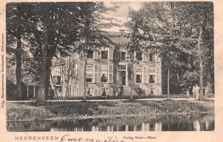 Heerenveen, Huize Voor-Meer (1903) 130009, Verzamelen, Ansichtkaarten | Nederland, Gelopen, Friesland, Voor 1920, Verzenden