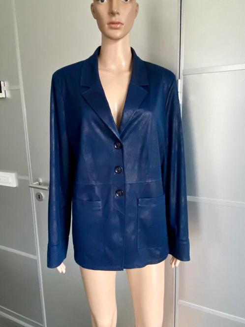 i718 Sommermann maat 46=XL jasje blazer colbert d-blauw, Kleding | Dames, Jasjes, Kostuums en Pakken, Zo goed als nieuw, Jasje