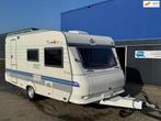 Hobby De Luxe 440 (Bj 2000), Caravans en Kamperen, Caravans, Vast bed, Schokbreker, Hobby, Bedrijf